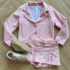 Conjunto Infantil Feminino Blusa Manga Longa e Short Saia Fernanda Ramos Kids
