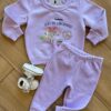 Conjunto Infantil Feminino Blusa Manga Longa Lanchinho com Calça Fernanda Ramos Kids