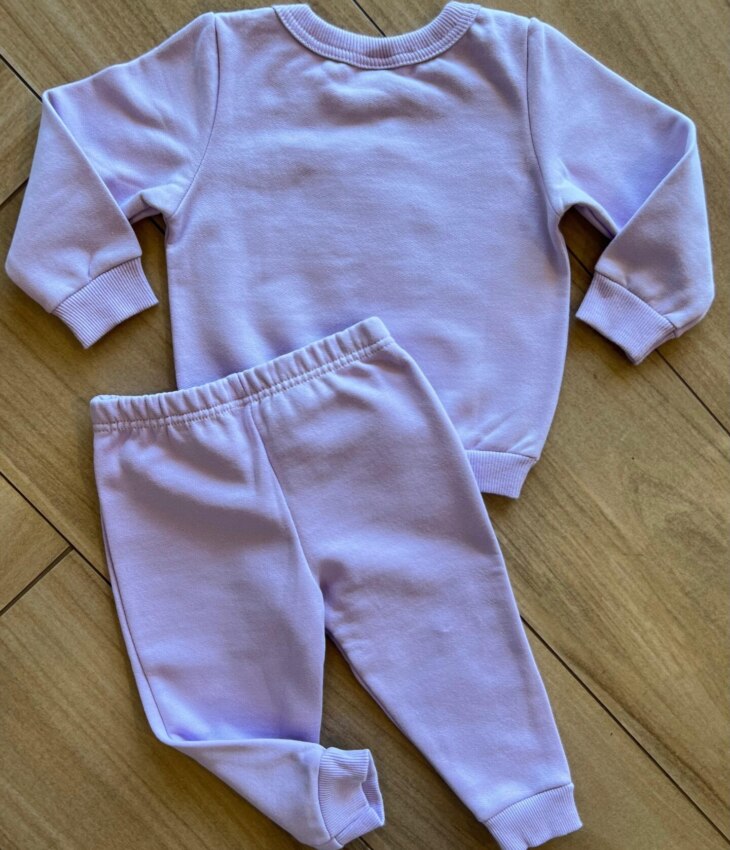 fernandaramoskids com br Conjunto Infantil Feminino Blusa Manga Longa Lanchinho com Calça 1
