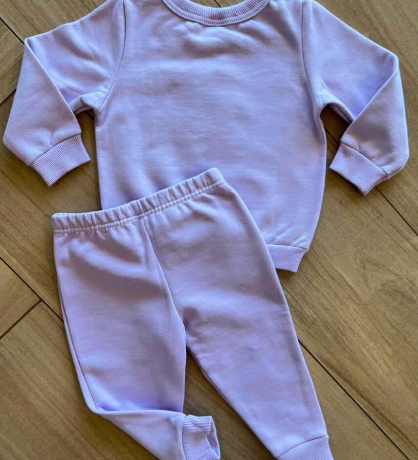 fernandaramoskids com br Conjunto Infantil Feminino Blusa Manga Longa Lanchinho com Calça 1