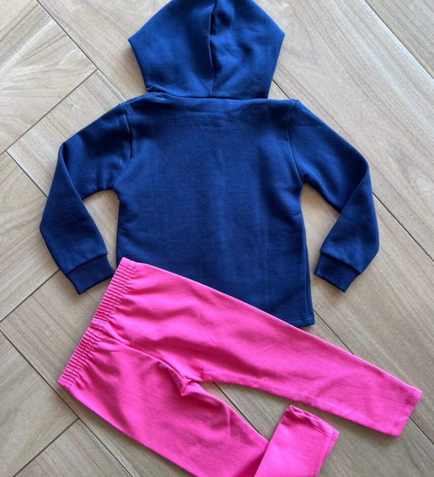fernandaramoskids com br Conjunto Infantil Feminino Blusa Manga Longa Lovely com Calça 1