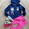 Conjunto Infantil Feminino Blusa Manga Longa Lovely com Calça Fernanda Ramos Kids