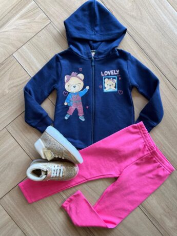 Conjunto Infantil Feminino Blusa Manga Longa Lovely com Calça Fernanda Ramos Kids