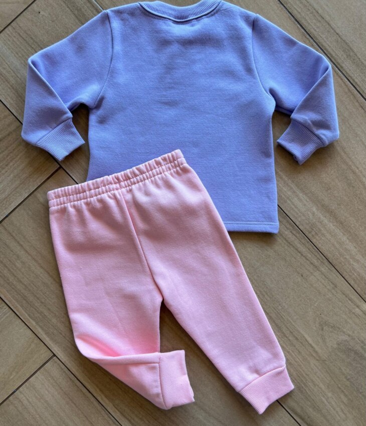 fernandaramoskids com br Conjunto Infantil Feminino Blusa Manga Longa Pinguim com Calça 2