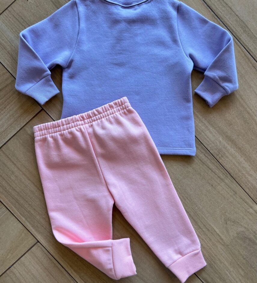 fernandaramoskids com br Conjunto Infantil Feminino Blusa Manga Longa Pinguim com Calça 2