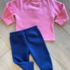 fernandaramoskids com br Conjunto Infantil Feminino Blusa Manga Longa Pinguim com Calça Azul 3