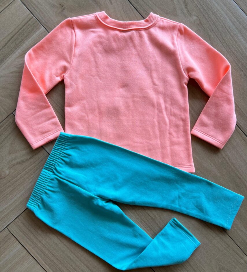 fernandaramoskids com br Conjunto Infantil Feminino Blusa Manga Longa Smi Ling Big com Calça 1