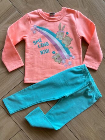 Conjunto Infantil Feminino Blusa Manga Longa Smi Ling Big com Calça Fernanda Ramos Kids