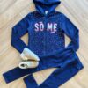 Conjunto Infantil Feminino Blusa Manga Longa Some Love com Calça Fernanda Ramos Kids