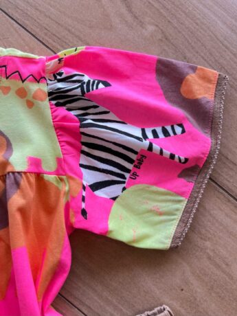 fernandaramoskids com br Conjunto Infantil Feminino Blusa Meia Malha e Short Linho Bege1