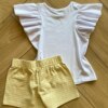 fernandaramoskids com br Conjunto Infantil Feminino Blusa Momentos Alegres e Short Estampado3