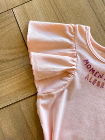 fernandaramoskids com br Conjunto Infantil Feminino Blusa Salmão Momentos Alegres e Short1