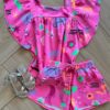 Conjunto Infantil Feminino Blusa Short Be Creative Fernanda ramos kids