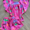 fernandaramoskids com br Conjunto Infantil Feminino Blusa Short Be Creative 1