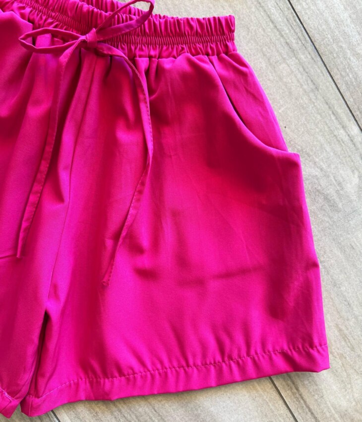 fernandaramoskids com br Conjunto Infantil Feminino Blusa Short Pink 1