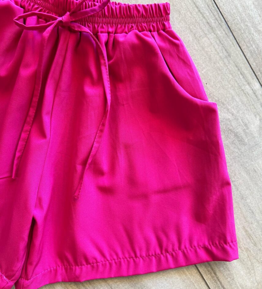 fernandaramoskids com br Conjunto Infantil Feminino Blusa Short Pink 1