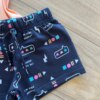 fernandaramoskids com br Conjunto Infantil Feminino Blusa Smile Enjoy e Short Estampado Preto1
