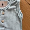 fernandaramoskids com br Conjunto Infantil Feminino Body Regata e Short Azul Bebê1