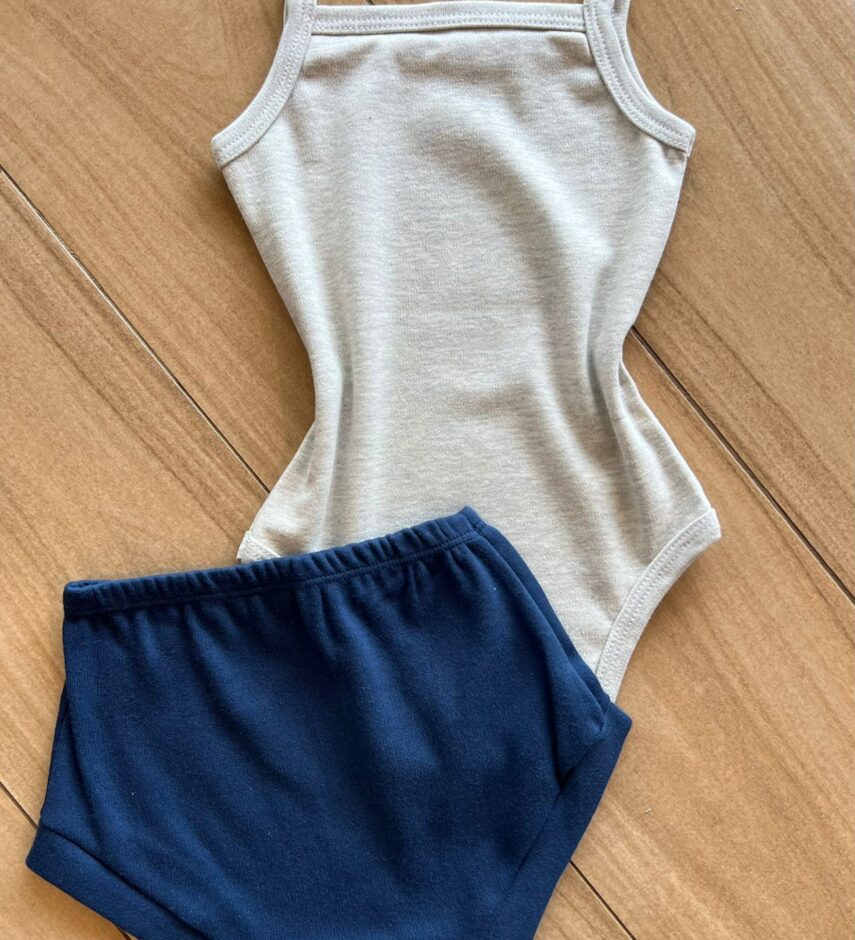 fernandaramoskids com br Conjunto Infantil Feminino Body Ursinho de Alcinha e Calcinha Azul 2