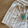 fernandaramoskids com br Conjunto Infantil Feminino Kimono Top e Short Listra Colorida2