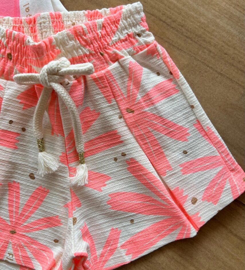 fernandaramoskids com br Conjunto Infantil Feminino Regata Chinelo Rosa e Short 1