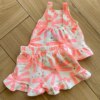 fernandaramoskids com br Conjunto Infantil Feminino Regata e Short Estampa Florescer Rosa2