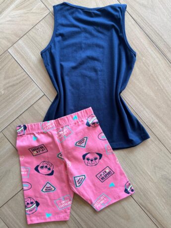 fernandaramoskids com br Conjunto Infantil Feminino Regata e Short Estampado De Sport 1