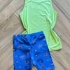 fernandaramoskids com br Conjunto Infantil Feminino Regata Les Fil Les e Bermuda Estampada2