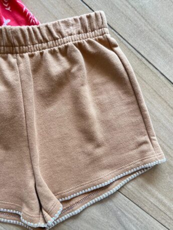 fernandaramoskids com br Conjunto Infantil Feminino Regata Vermelha e Short 1