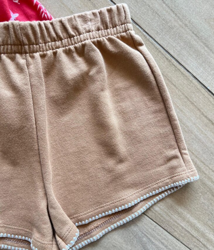 fernandaramoskids com br Conjunto Infantil Feminino Regata Vermelha e Short 1