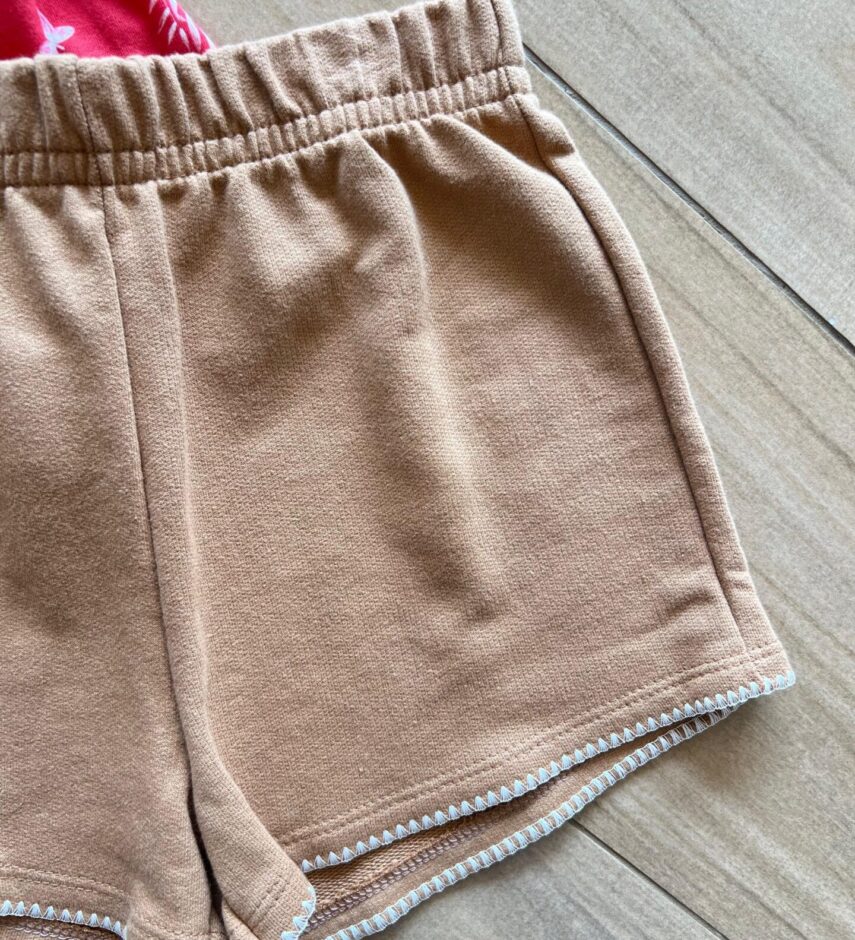 fernandaramoskids com br Conjunto Infantil Feminino Regata Vermelha e Short 1