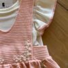 fernandaramoskids com br Conjunto Infantil Feminino Salopete Detalhes em Bordado 1