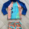 Conjunto Infantil Masculino Blusa Térmica e Sunga Dinossauro Fernanda Ramos Kids