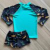 Conjunto Infantil Masculino Blusa Térmica e Sunga Hulk 1 Fernanda Ramos Kids