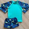 fernandaramoskids com br Conjunto Infantil Masculino Blusa Térmica e Sunga Tubarão 1