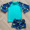 Conjunto Infantil Masculino Blusa Térmica e Sunga Tubarão Fernanda Ramos Kids