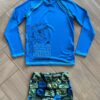 Conjunto Infantil Masculino Blusa Térmica e Sunga Tyrannosaurus Fernanda Ramos Kids