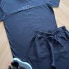 fernandaramoskids com br Conjunto Infantil Masculino Camiseta Enjoy e Bermuda Preto1