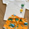 fernandaramoskids com br Conjunto Infantil Masculino Camiseta Roarsome e Bermuda Estampada1