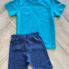 fernandaramoskids com br Conjunto Infantil Masculino Camiseta Start of Games e Bermuda Azul3