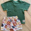 fernandaramoskids com br Conjunto Infantil Masculino Camiseta Verde Musgo e Bermuda Safari 3