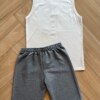fernandaramoskids com br Conjunto Infantil Masculino Regata Enjoy e Bermuda Cinza 1
