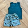fernandaramoskids com br Conjunto Infantil Masculino Regata Have Nice e Bermuda Verde2