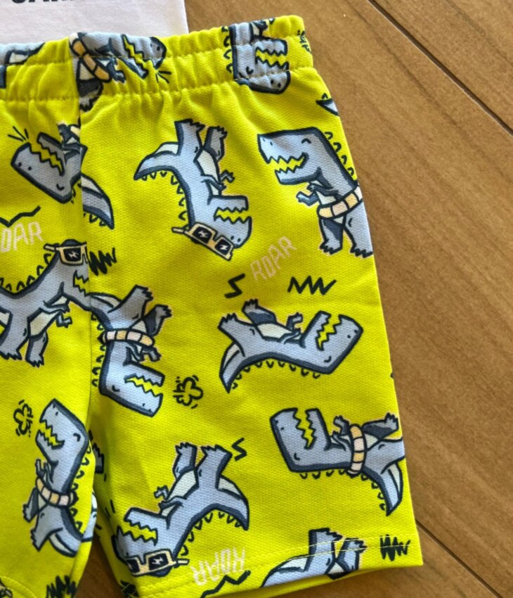 fernandaramoskids com br Conjunto Infantil Masculino Regata T Rex Dino e Bermuda Estampada2