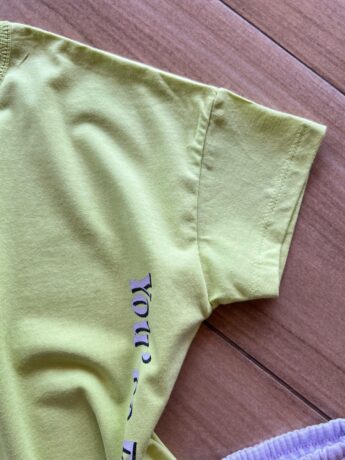 fernandaramoskids com br Conjunto Juvenil Feminino Blusa You're Fancy Verde e Short Lilás1