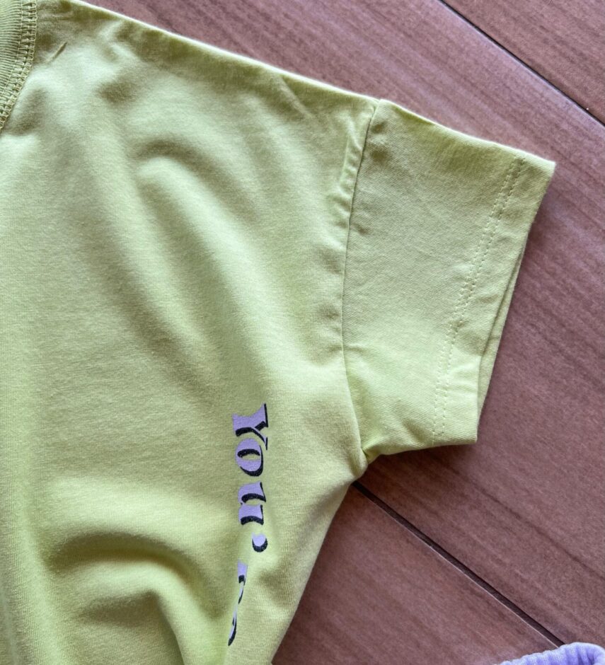 fernandaramoskids com br Conjunto Juvenil Feminino Blusa You're Fancy Verde e Short Lilás1