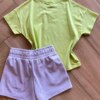 fernandaramoskids com br Conjunto Juvenil Feminino Blusa You're Fancy Verde e Short Lilás3