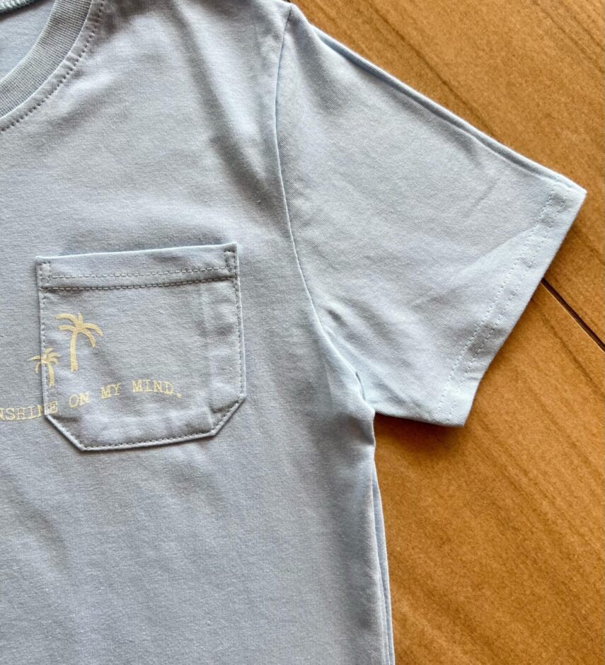 fernandaramoskids com br Conjunto Masculino Camiseta Azul Bebê e Bermuda Listrada 1