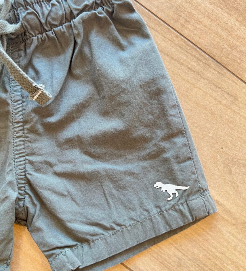 fernandaramoskids com br Conjunto Masculino Camiseta Dino e Bermuda Verde Musgo 2