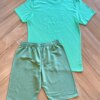 Conjunto Masculino Camiseta Dinosaur Adventure e Bermuda Verde Fernanda Ramos Kids